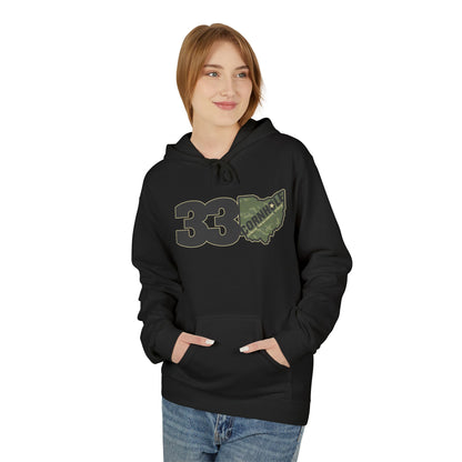 330 Cornhole Wide Logo Unisex Midweight Softstyle Fleece Hoodie