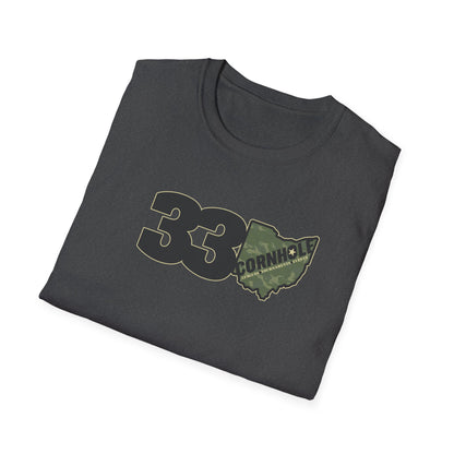 330 Cornhole Wide Logo Unisex Tee